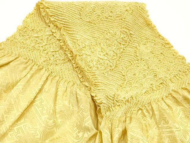 平和屋着物●和装小物　帯締め・帯揚げセット　平組　柄絞り　雲取り吉祥文　逸品　未使用　AABJ5963ay
