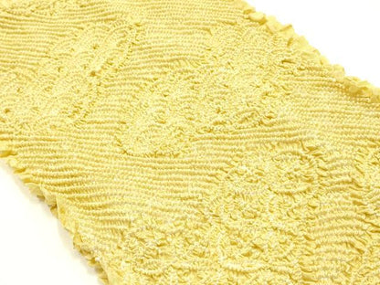 平和屋着物●和装小物　帯締め・帯揚げセット　平組　柄絞り　雲取り吉祥文　逸品　未使用　AABJ5963ay