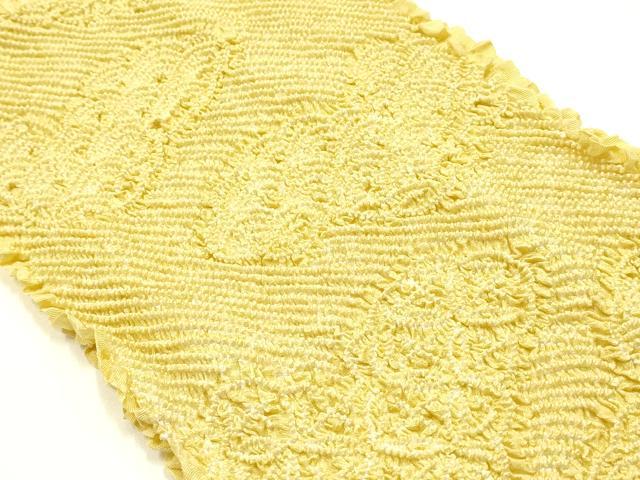 平和屋着物●和装小物　帯締め・帯揚げセット　平組　柄絞り　雲取り吉祥文　逸品　未使用　AABJ5963ay