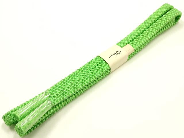 平和屋着物●和装小物　帯締め・帯揚げセット　平組　柄絞り　菊　逸品　未使用　AABJ5964ay
