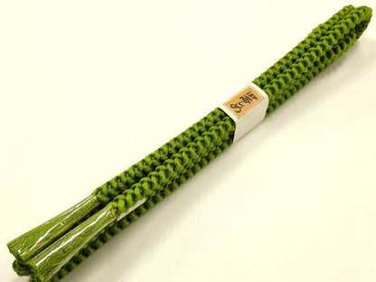 平和屋着物●和装小物　帯締め・帯揚げセット　丸組　柄絞り　菊　逸品　未使用品あり　AABJ5967ay
