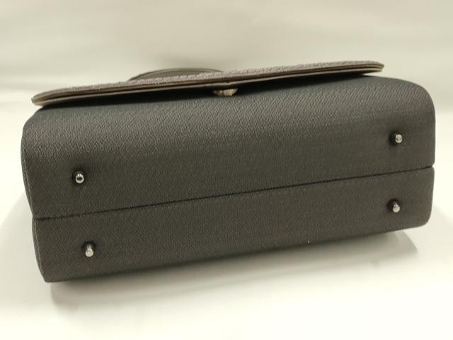 平和屋着物●京都の名門ブランド　銀花仙　和装小物　和装バッグ　ハンドバッグ　コード刺繍　逸品　未使用　AABJ5977ay
