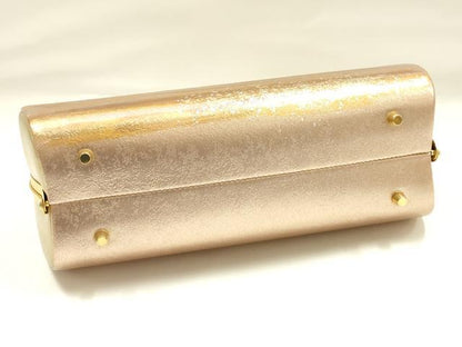 平和屋着物●和装小物　和装バッグ　ハンドバッグ　霞文　金彩　逸品　AABJ5978ay