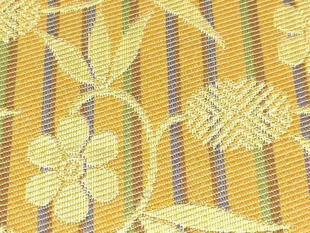 平和屋着物●和装小物　和装バッグ　ハンドバッグ　名物裂　笹蔓　金襴　逸品　未使用　AABJ5981ay
