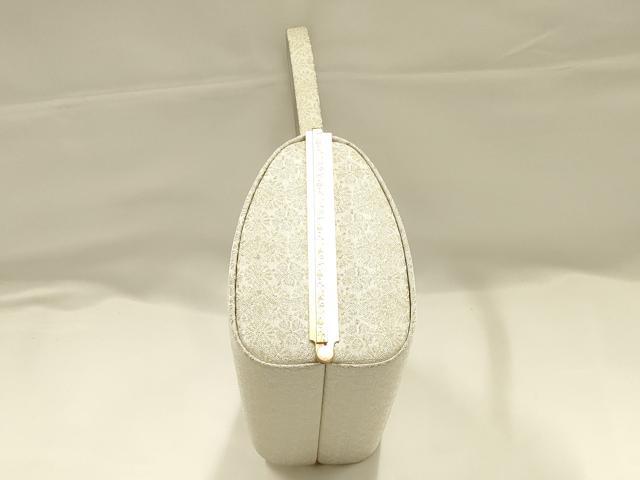 平和屋着物●和装小物　和装バッグ　ハンドバッグ　花柄　金銀糸　逸品　AABJ5982ay