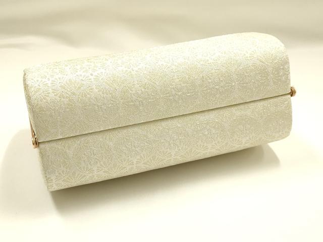 平和屋着物●和装小物　和装バッグ　ハンドバッグ　花柄　金銀糸　逸品　AABJ5982ay