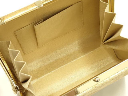 平和屋着物●和装小物　和装バッグ　佐賀錦　ハンドバッグ　金糸　帯地使用　逸品　AABJ5987ay