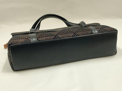 平和屋着物●甲州印傳 印傳屋　和装小物　和装バッグ　ハンドバッグ　鱗模様　マグネット式　逸品　AABJ5988ay