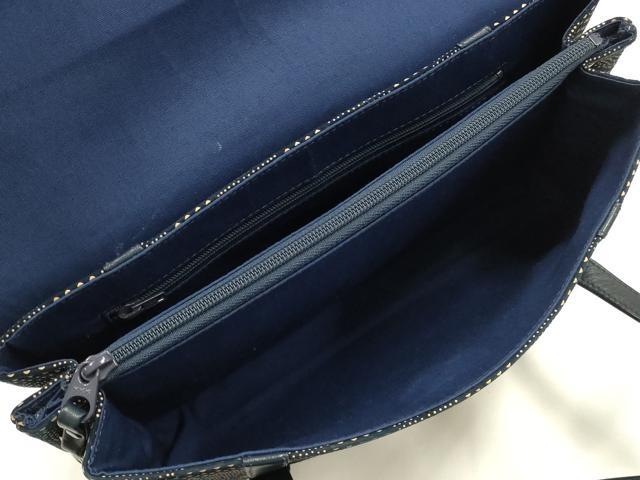 平和屋着物●甲州印傳 印傳屋　和装小物　和装バッグ　ハンドバッグ　鱗模様　マグネット式　逸品　AABJ5988ay