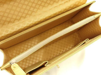 平和屋着物●和装小物　和装バッグ　ハンドバッグ　斜め格子　金糸　逸品　AABJ5995ay