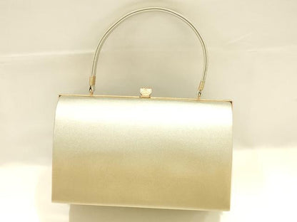 平和屋着物●和装小物　和装バッグ　金鷲本舗 東京謹製 キンワシ印　ハンドバッグ　螺鈿　地紙花文　金銀彩　逸品　AABJ5997ay