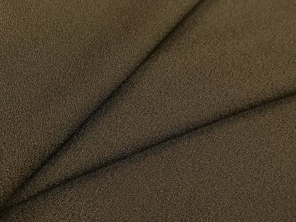 平和屋着物▽男性　お召　単衣　媚茶色　正絹　逸品　AABJ6008jh