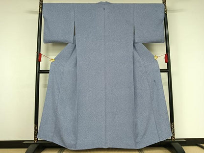 平和屋着物▽京友禅の第一人者　松井青々　小紋　単衣　霞文　正絹　逸品　AABJ6011jh