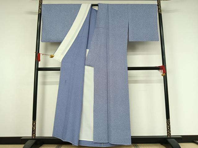 平和屋着物▽京友禅の第一人者　松井青々　小紋　単衣　霞文　正絹　逸品　AABJ6011jh
