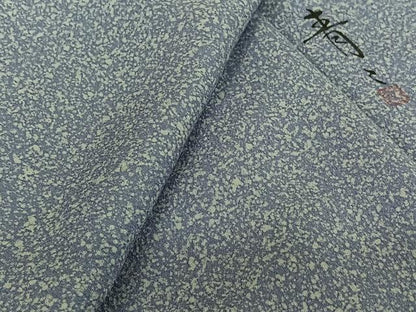 平和屋着物▽京友禅の第一人者　松井青々　小紋　単衣　霞文　正絹　逸品　AABJ6011jh
