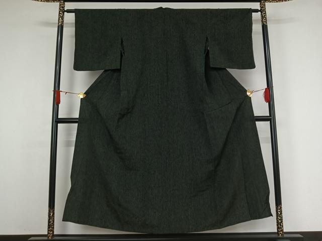平和屋着物▽上質な小紋　単衣　霞文　AABJ6015jh