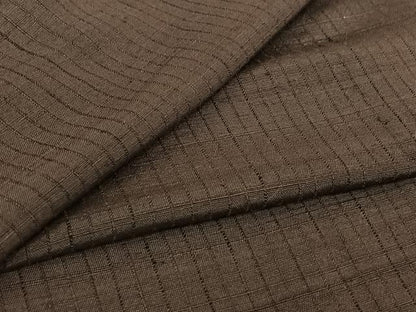 平和屋着物▽男性　単衣　葡萄鼠色　正絹　逸品　AABJ6022jh