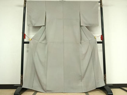 平和屋着物▽上質な小紋　単衣　霞文　暈し染め　正絹　逸品　未使用　AABJ6024jh