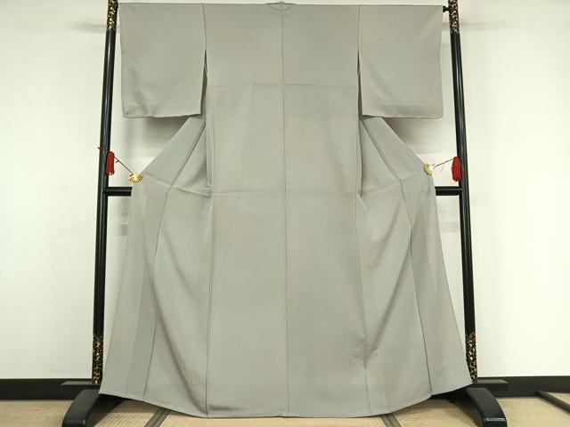 平和屋着物▽上質な小紋　単衣　霞文　暈し染め　正絹　逸品　未使用　AABJ6024jh