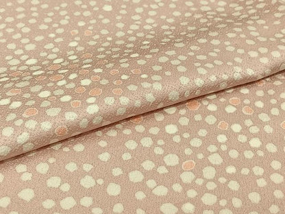 平和屋着物▽上質な小紋　単衣　霞文　正絹　逸品　AABJ6049jh
