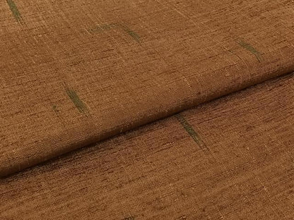 平和屋着物▽上質な紬　単衣　幾何学文様　正絹　逸品　AABJ6058jh