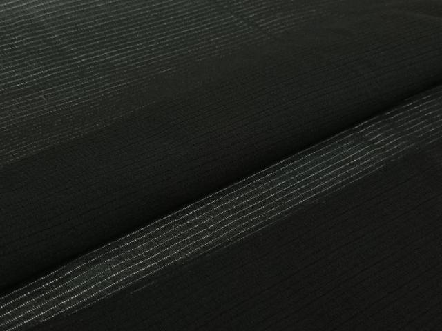 平和屋着物▽羽織　スリーシーズン　春夏秋　塵除け　黒地　正絹　逸品　AABJ6080jh