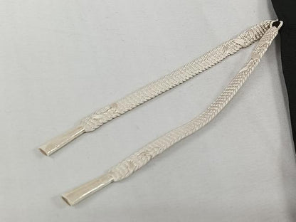 平和屋着物▽羽織　スリーシーズン　春夏秋　塵除け　笹竹文　黒地　正絹　逸品　未使用　AABJ6084jh