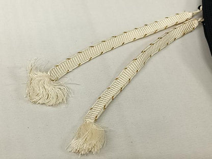 平和屋着物▽羽織　スリーシーズン　春夏秋　塵除け　芝文　留紺色　正絹　逸品　AABJ6088jh