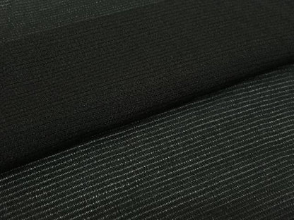 平和屋着物▽羽織　スリーシーズン　春夏秋　塵除け　黒地　正絹　逸品　AABJ6096jh