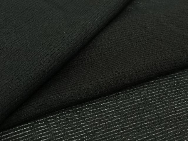 平和屋着物▽羽織　スリーシーズン　春夏秋　塵除け　黒地　正絹　逸品　AABJ6096jh