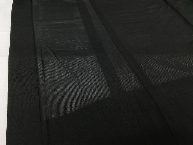 平和屋着物▽羽織　スリーシーズン　春夏秋　塵除け　黒地　正絹　逸品　AABJ6098jh