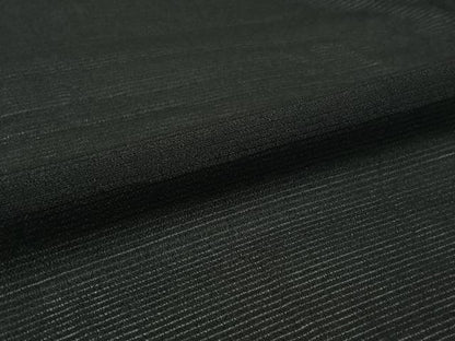 平和屋着物▽羽織　スリーシーズン　春夏秋　塵除け　黒地　正絹　逸品　AABJ6098jh