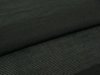 平和屋着物▽羽織　スリーシーズン　春夏秋　塵除け　黒地　正絹　逸品　AABJ6098jh