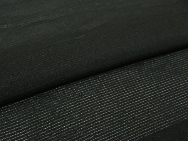 平和屋着物▽羽織　スリーシーズン　春夏秋　塵除け　黒地　正絹　逸品　AABJ6098jh
