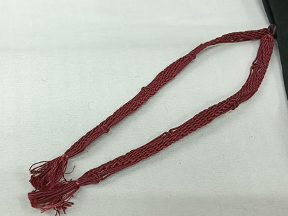 平和屋着物▽羽織　スリーシーズン　春夏秋　塵除け　草葉文　黒地　正絹　逸品　AABJ6101jh