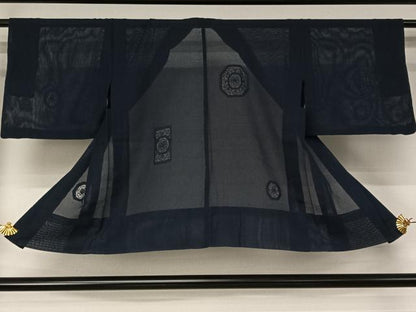 平和屋着物▽羽織　スリーシーズン　春夏秋　塵除け　正倉院花文　正絹　逸品　AABJ6108jh