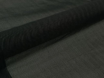 平和屋着物▽羽織　スリーシーズン　春夏秋　塵除け　縞　黒地　正絹　逸品　AABJ6129jh