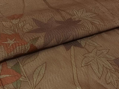 平和屋着物▽訪問着　無双　紗袷　紗×紗　草花文　金彩　正絹　逸品　AABJ6147jh