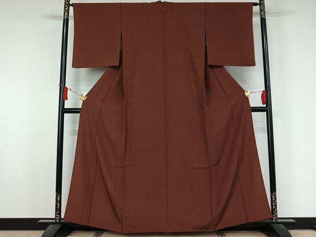 平和屋着物▽江戸小紋　単衣　極小鮫小紋柄　正絹　逸品　AABJ6155jh
