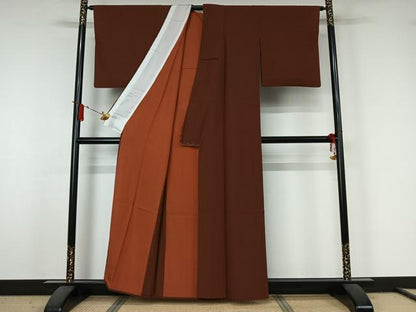 平和屋着物▽江戸小紋　単衣　極小鮫小紋柄　正絹　逸品　AABJ6155jh