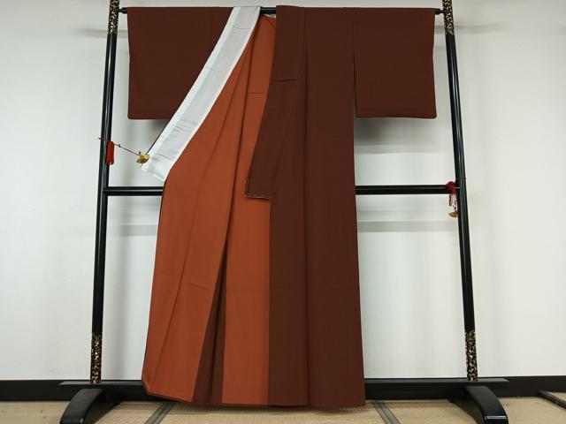 平和屋着物▽江戸小紋　単衣　極小鮫小紋柄　正絹　逸品　AABJ6155jh