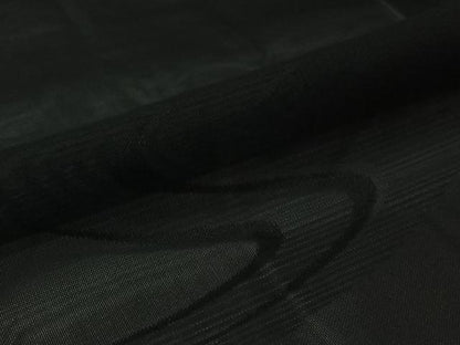 平和屋着物▽羽織　スリーシーズン　春夏秋　塵除け　流水文　黒地　正絹　逸品　AABJ6167jh