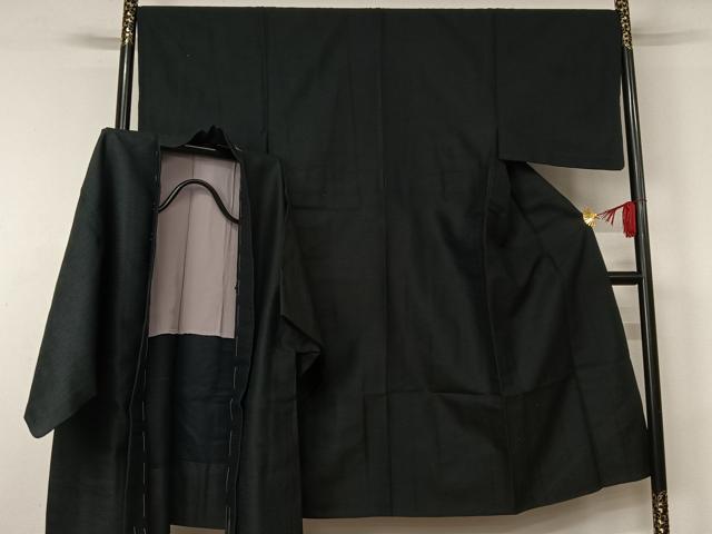 平和屋着物▽男性　小紋　単衣　アンサンブル　霞文　AABJ6168jh