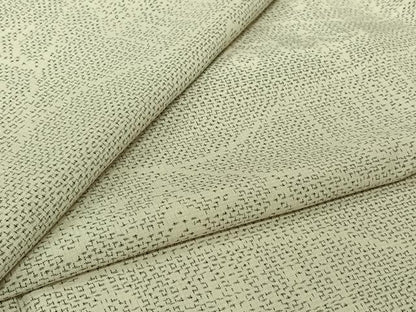 平和屋着物▽上質な紬　単衣　風景花文　正絹　逸品　AABJ6169jh