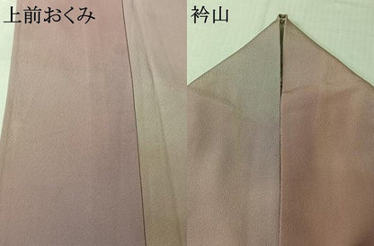 平和屋着物▽染色作家　斉藤三才　小紋　単衣　霞文　暈し染め　正絹　逸品　AABJ6170jh