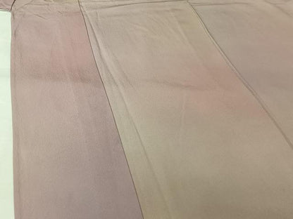平和屋着物▽染色作家　斉藤三才　小紋　単衣　霞文　暈し染め　正絹　逸品　AABJ6170jh