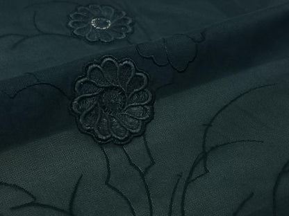 平和屋着物▽羽織　スリーシーズン　春夏秋　塵除け　総刺繍　草花文　正絹　逸品　AABJ6186jh