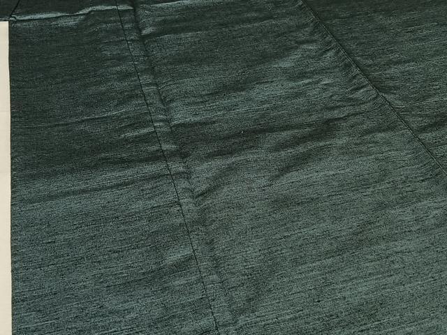 平和屋着物▽上質な紬　単衣　霞文　正絹　逸品　AABJ6188jh