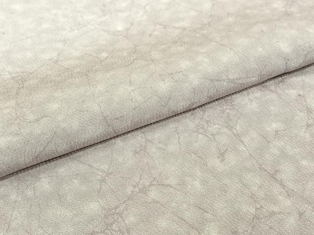 平和屋着物▽上質な小紋　単衣　霞文　正絹　逸品　AABJ6190jh