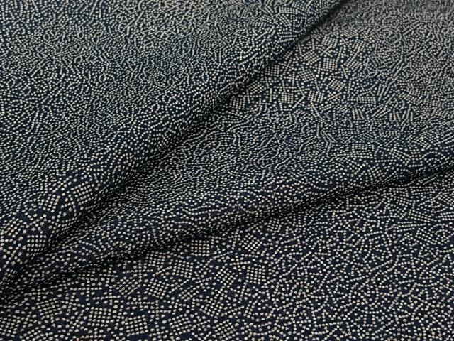 平和屋着物▽江戸小紋　単衣　両面染め　寄せ小紋柄　洗える着物　AABJ6199jh